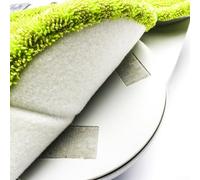 Lot de 6 tampons ronds de 16 cm pour balai électrique, doux et absorbants, parfaits pour la poussière, la crasse et l'épilation, 6/12 pièces disponibles (6 pièces)