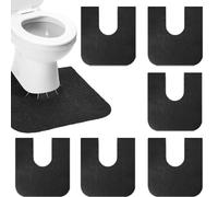 Lot de 6 tapis d'apprentissage de la propreté antidérapants et lavables pour salle de bain, salle de bain d'invités