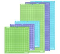 Lot de 6 tapis de découpe 12 x 12 cm et tapis de découpe 12 x 24 cm pour Cricut Maker3/Maker4/Explore 4/Explore 3/Air2/Air, pour tous les papiers délicats à matériaux spéciaux lourds