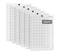 Lot de 6 tapis de découpe pour Cricut Joy Xtra, 21,6 x 30,5 cm, transparents, antidérapants et autocollants, pour vinyle, papier cartonné et papier, compatibles avec machine Cricut Joy Xtra