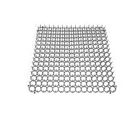 Lot de 6 tapis de protection à pointes pour jardin et balcon, répulsif pour chien et chat (taille L, 6 pièces)