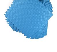 Lot de 6 tapis de protection Apollo - 60 x 60 x 1,2 cm - Tapis d'entraînement antidérapant - Tapis de base en mousse EVA de qualité supérieure - Tapis de fitness en 6 parties avec bordures incluses - Tapis isolant pour protéger le sol - Tapis de puzzle pour le sport, le yoga et les exercices de musculation-