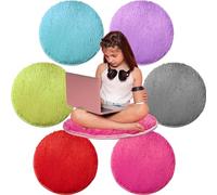 Lot de 6 tapis ronds doux et chauds de 40,6 cm pour enfants, tapis de sol pour salle de classe, maison, école, histoire, activités de groupe, aires d'apprentissage éducatives (6)