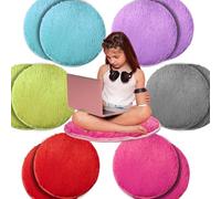 Lot de 6 tapis ronds doux et chauds de 40,6 cm pour enfants, tapis de sol pour salle de classe, maison, école, histoire, activités de groupe, aires d'apprentissage éducatives (12)