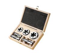 Lot de 6 tarauds et filières professionnels en acier pour réparation de tarauds et de tarauds professionnels et amateurs de collection de tarauds et de filières de filetage industriel 6 pièces