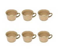 Lot de 6 Tasses à Café "Joel" 26 eige