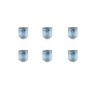 Lot de 6 tasses en grès bleu D5.3 Björn