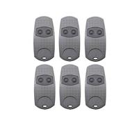 Lot de 6 Télécommandes pour Ouvre-Porte de Garage 433,92 MHz, Compatibles avec les Télécommandes TOP 432EE