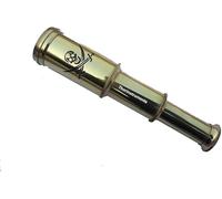 Lot de 6 télescopes à main en laiton massif - Verre d'espion pirate nautique rustique vintage décoration d'intérieur Cadeaux
