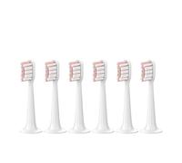 Lot de 6 têtes brosse rechange for aspirateur sonique électrique XIAOMI MIJIA T300/T500/T700 : embouts à poils souples et aspiration(Care WH PK 6Pcs)