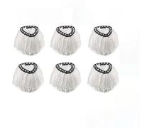 Lot de 6 têtes de balai de rechange,compatible avec la recharge de tête de balai turbo 2 en 1 Vileda EasyWring