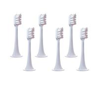 Lot de 6 têtes de brosse à dents de rechange pour Xiaomi Mijia/Mi Home T300 T500 Series Sonic - Plusieurs options (rose, moyen)