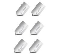 Lot de 6 têtes de coupe en carbure de tungstène pour verre, 6 à 12 mm de large gamme de pièces de rechange, ajustement universel pour pistolet et crayon, outil de précision pour vitrage et vitrail