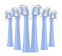 Lot de 6 têtes de rechange pour brosse à dents Colgate Hum - Têtes de rechange pour brosse à dents Hum Smart Battery - Bleu