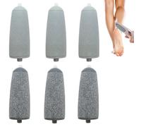 Lot de 6 têtes de rechange pour lime à pied Pedi impeccable compatibles avec JML NuYou Pedi Foot Grinder Têtes de rouleau pour enlever les callosités