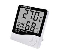 Lot de 6 thermomètres et hygromètres numériques électroniques for température et humidité, station météo intérieure et extérieure, horloge HTC-1 HTC-2(HTC-1)