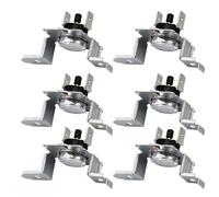 Lot de 6 thermostats haute limite 6931EL3003C pour sèche-linge - Protection contre la surchauffe - Convient pour LG DLG2524W 5S 6W 2W