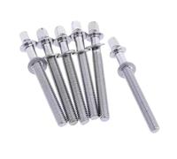Lot de 6 tiges de tension de tambour M5 Vis de montage pour percussion Accs Build M5 x 50 mm Argenté