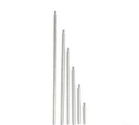 Lot de 6 tiges d'extension d'indicateur numérique pour connecteur M2.5 pour mesure de jauge à cadran de 3,5 cm, 12,5 cm, 15,2 cm