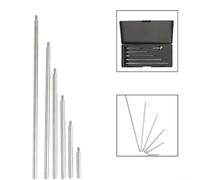 Lot de 6 tiges d'extension en acier inoxydable pour clignotants numériques - Filetage M2,5 - Longueur : 2,5 cm - 5,1 cm - 7,6 cm - 10,2 cm - 12,7 cm - 15,2 cm - Pour indicateurs de cadran