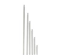 Lot de 6 tiges d'extension pour clignotants numériques, filetage M2,5 en acier inoxydable, longueur 15,2 cm ("/5,1 cm/7,6 cm/10,2 cm/12,7 cm/15,2 cm), pour indicateurs à cadran