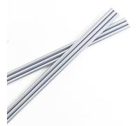 Lot de 6 tiges rondes en acier au carbone chromé de 6 mm x 305 mm pour perceuse, tours, aléseuse, axe miniature, broche cylindrique, outil de bricolage