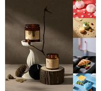 Lot de 6 Toiles de Fond sans Plis en Daim (sans Papier) pour Produits Alimentaires, Bijoux, cosmétiques, Maquillage de Table, Accessoires de Photo, 68,6 x 50,8 cm