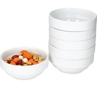 lot de 6 Tommy bol Ø11,3cm blanc 190ml porcelaine empilable