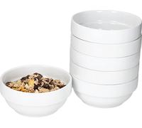 lot de 6 Tommy bol Ø14,2cm blanc 360ml porcelaine empilable
