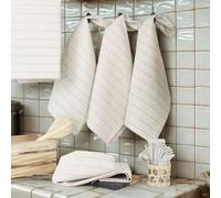 Lot de 6 torchons de Cuisine Pur Lin LINELLE