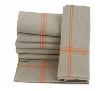Lot de 6 torchons de cuisine pur Lin NORMANDIE
