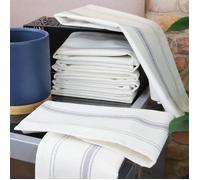 Lot de 6 torchons métis lin-coton BRASSERIE