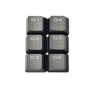 Lot de 6 touches G1/2/3/4/5/6 rétroéclairées antidérapantes pour clavier mécanique STRAFE K95