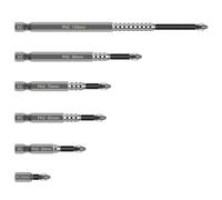 Lot de 6 tournevis cruciformes PH2 antirouille en acier antidérapant