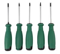 Lot de 6 tournevis spéciaux de forme unique avec U Y pour embouts tri-wing pour téléphone, ordinateur portable, montre, réparation en alliage d'acier vert argenté