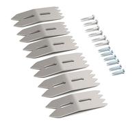 Lot de 6 traîneaux de serrage pour dalles de travail du bois pour aplatir les dalles de serrage