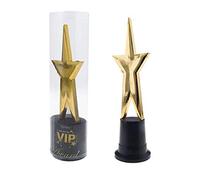 Lot de 6 - Trophée VIP étoile Doree 22cm