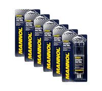 Lot de 6 tubes de colle MANNOL 9905 époxy métal 2K pour métal - 30 g