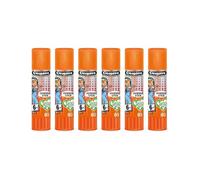 CLEOPATRE - Cléo'Stick - Boîte de 6 Bâtons de Colle Transparente Adhésive Plastique Recyclé - Sans Solvant - Tubes de Colle 8g - Idéal pour Bureau, École, Fournitures Scolaires