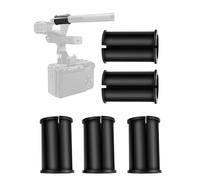 Lot de 6 Tubes en Caoutchouc pour Microphone - 45 x 20 mm - Entretoises de Microphone en Caoutchouc - Compatible avec de Nombreux Modèles - Pour une Utilisation et un Streaming en Direct