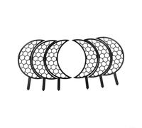 Lot de 6 Tuteurs Jardin PP Résistants 20.5x11cm Multi-Color(Black) | PP pour durable, résistant aux UV, vert, 20.5x11cm, pour idéal pour intérieur extérieur