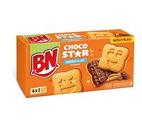 Lot de 6 unités *** BN Choco star biscuits au chocolat 6x2 biscuits 195g*** soit un format carton de 6 unités ***