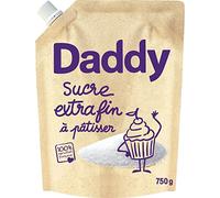 Lot de 6 unités *** DADDY Sucre blanc extra fin à pâtisser 750g*** soit un format carton de 6 unités ***