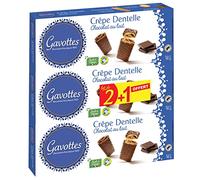 Lot de 6 unités *** GAVOTTES crepes dentelle chocolait 2x90g + 90g offert*** soit un format carton de 6 unités ***