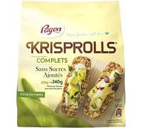 Lot de 6 unités *** KRISPROLLS Petits pains suédois au blé complet sans sucres ajoutés 240g*** soit un format carton de 6 unités ***