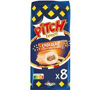 Lot de 6 unités *** PITCH Crousti brioche chocolait aux céréales croustillantes 8 pièces 300g*** soit un format carton de 6 unités ***
