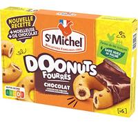 Lot de 6 unités *** ST MICHEL Doonuts Gâteaux fourrés au chocolat sachets individuels 6 sachets 180g*** soit un format carton de 6 unités ***