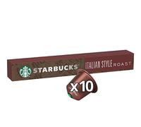Lot de 6 unités *** STARBUCKS Capsules de café Italian Style roast intensité 11 compatibles Nespresso 10 capsules 56g*** soit un format carton de 6 unités ***