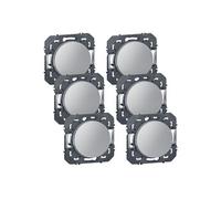 - Lot de 6 va et vient 10A à composer - Dooxie - alu