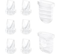 Lot De 6 Valves À Bec De Canard Et 2 Membranes En Silicone Pour Lansinoh Discreet Duo,Eufy E10 S1 S1 Pro,Ncvi Nuliie Nicegreen Life S32,Tire-Lait S32,Accessoires De Rechange Pour Tire-Lait S32